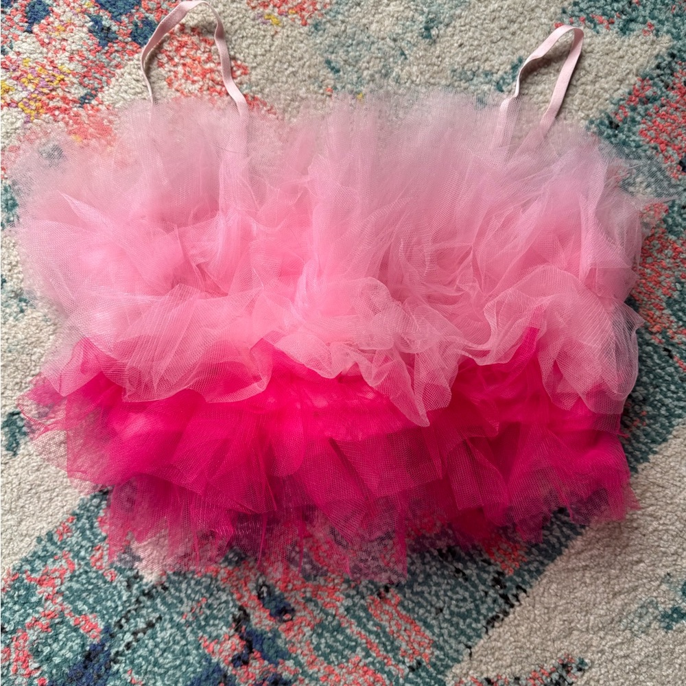 NWT Sugar Thrillz tulle crop top - jam n glam top